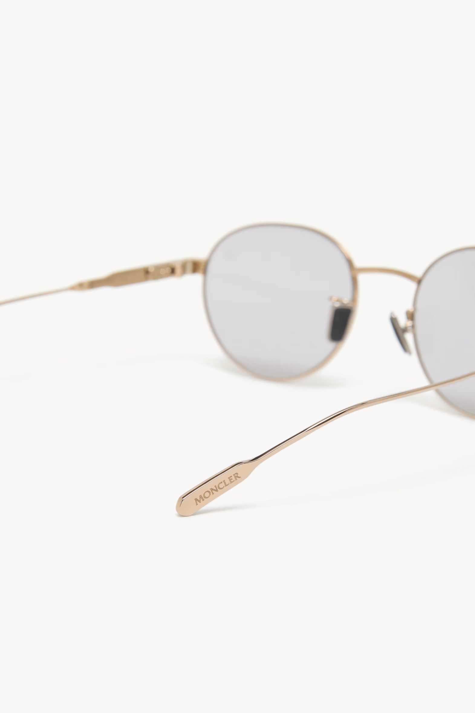 Lunettes de soleil rondes Subtila Or Clair Moncler 6